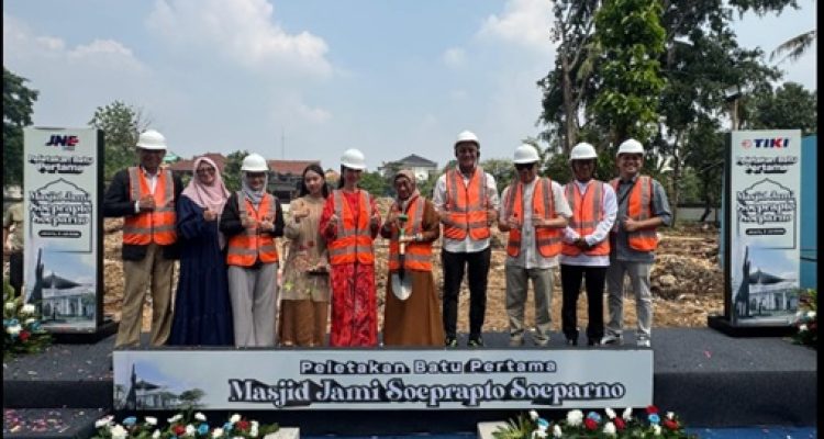 Groundbreaking Masjid Jami Soeprapto Soeparno
