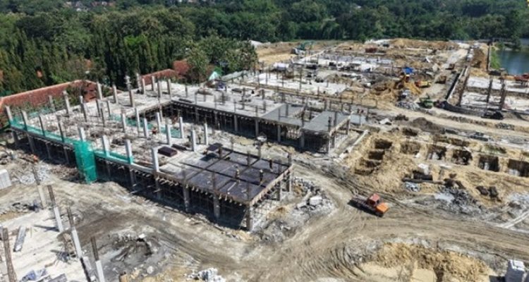 Pembangunan Sekolah Rakyat oleh Kemen PU. (Foto: Humas Kemen PU)