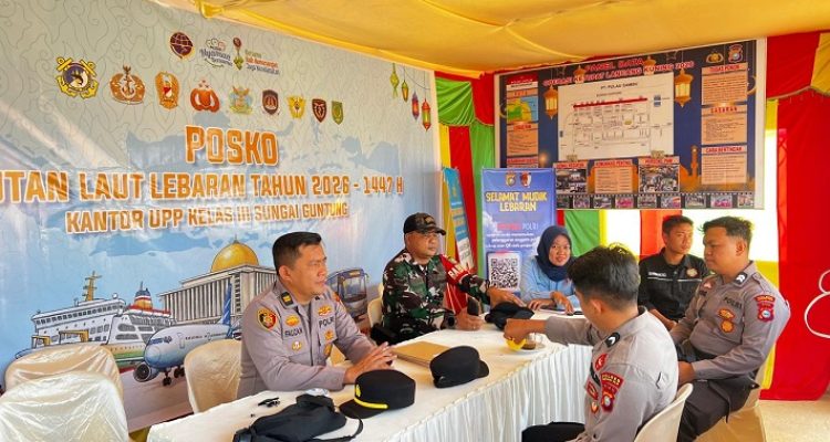 Kompaknya Lintas Sektor di Kateman, Pengamanan Arus Mudik dan Balik Lebaran Berjalan Lancar