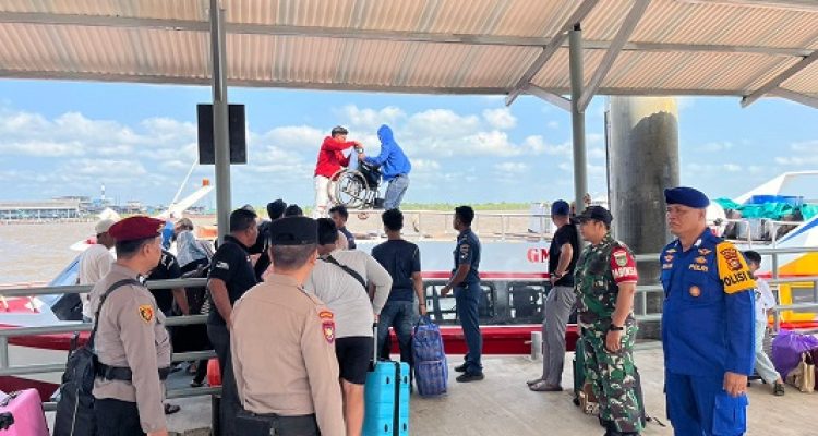H+5 Lebaran, Pelabuhan Sungai Guntung Jadi Simpul Pergerakan, Sinergi Lintas Instansi Jaga Ritme Arus Penumpang