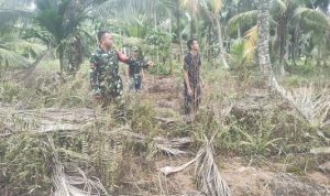 Pratu Abdul Fikri Pastikan Tapal Batas Aman, Patroli Terpadu di Teluk Belengkong Tak Temukan Titik Api