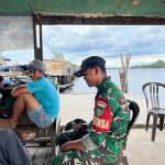 Pratu Abdul Fikri Aktif Himbau Warga Jauhi Narkoba dan Judi Online di Teluk Belengkong