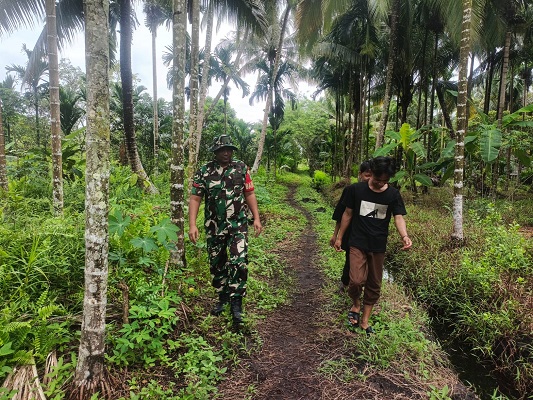 Koptu Al Alim Laksanakan Patroli Tapal Batas, Pastikan Wilayah Air Tawar Tetap Kondusif