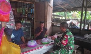 Babinsa Koramil 06/KTM Pererat Silaturahmi