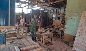 Babinsa Koramil 06/KTM Ajak Warga Desa Penjuru Proaktif Jaga Kondusifitas