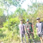 Sertu Edili Z Sambangi Tapal Batas Tagaraja, Pastikan Wilayah Kateman Tetap Hijau dan Aman