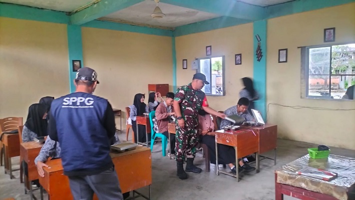 Dukung Peningkatan Gizi Anak Bangsa, Kodim 0314/Inhil Dampingi Pendistribusian 5.794 Porsi Makan Sehat di Kateman