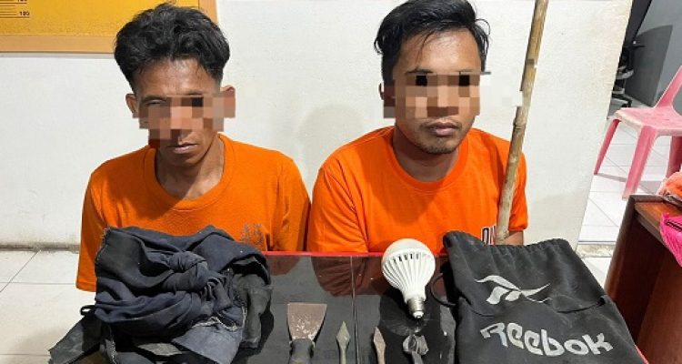 Polsek Kateman Terima Laporan Dugaan Pencurian Sarang Burung Walet, Dua Terlapor Diamankan