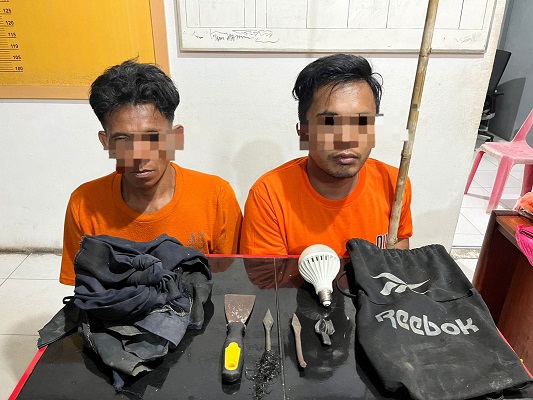 Polsek Kateman Terima Laporan Dugaan Pencurian Sarang Burung Walet, Dua Terlapor Diamankan